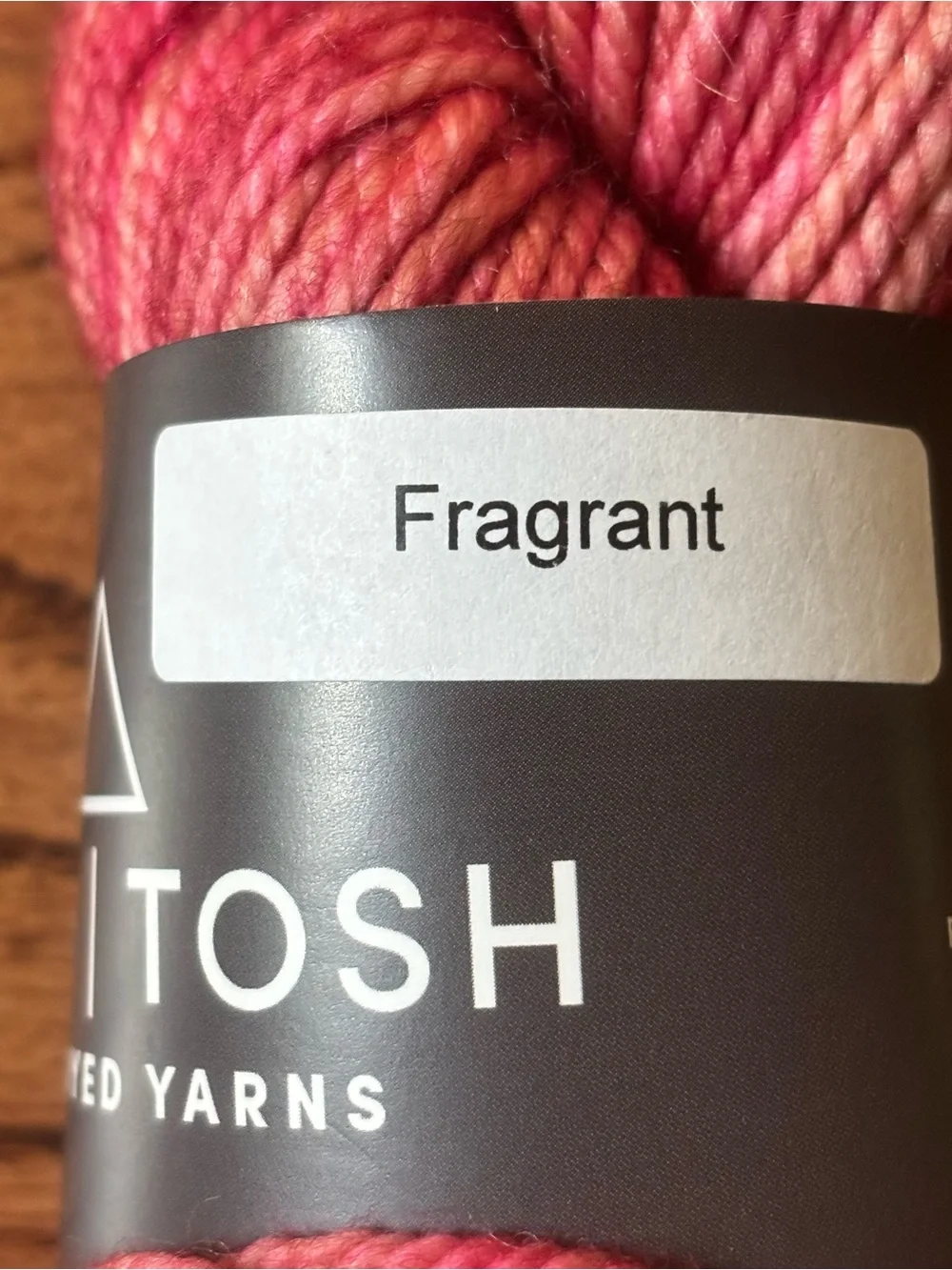 Madelinetosh Yarn Hand Dyed Rose Pink Coral Chunky Merino Wool Knitting Crochet